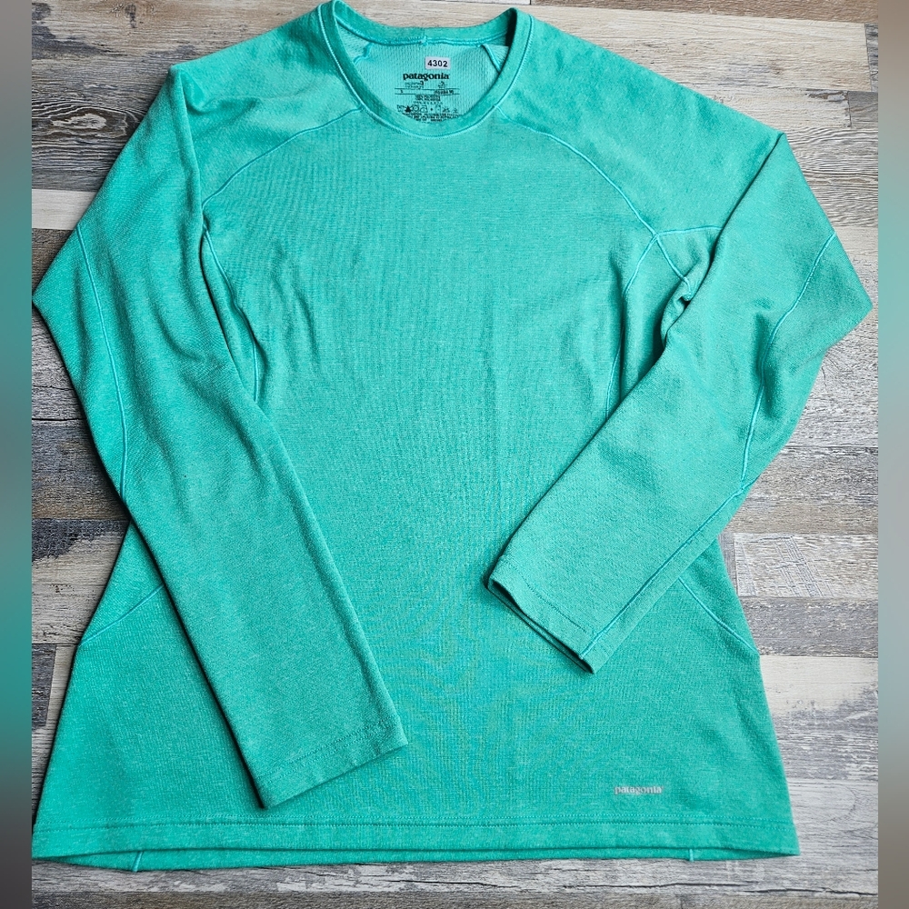 Patagonia Capilene Midweight 3 Light Weight Baselayer Women's Small Green